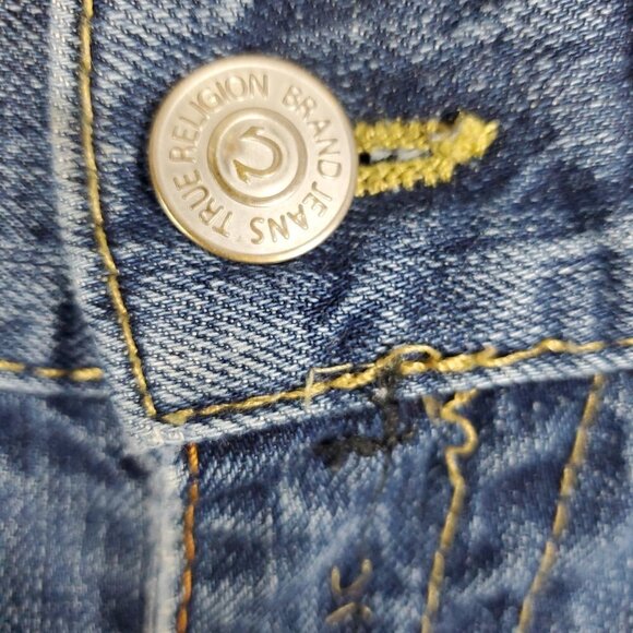 True Religion World Tour Billy Straight Leg Jeans - Picture 14 of 14